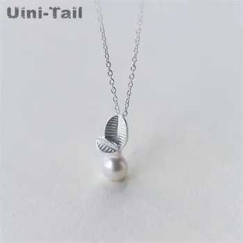 Uini-Tail hot new 925 sterling silver art small fresh pearl sprout leaves necklace fashion tide flow high quality jewelry GN041
Uini-Tail hot new 925 sterling silver art small fresh pearl sprout leaves necklace fashion tide flow high quality jewelry GN041
