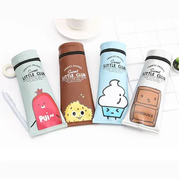1PC Big PU leather pencil bag Cute school pencil case pen holder Stationery pencilcase Office supplies
1PC Big PU leather pencil bag Cute school pencil case pen holder Stationery pencilcase Office supplies