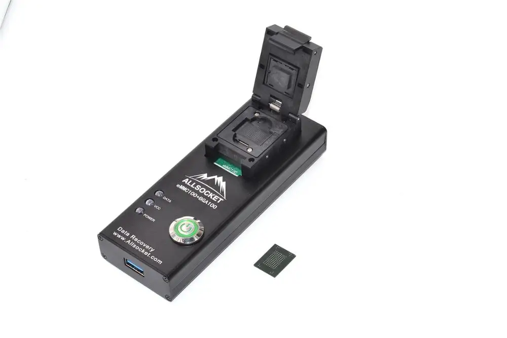 Считыватель данных ALLSOCKET eMMC100 BGA100 для мобильной внутренней памяти с интерфейсом