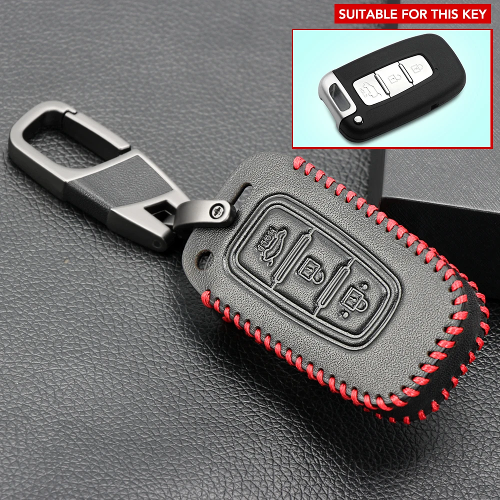 Leather Car Key Case Cover For KIA Sportage Optima Soul Azera Sorento Protection Key Shell Skin Bag Only Case
Leather Car Key Case Cover For KIA Sportage Optima Soul Azera Sorento Protection Key Shell Skin Bag Only Case