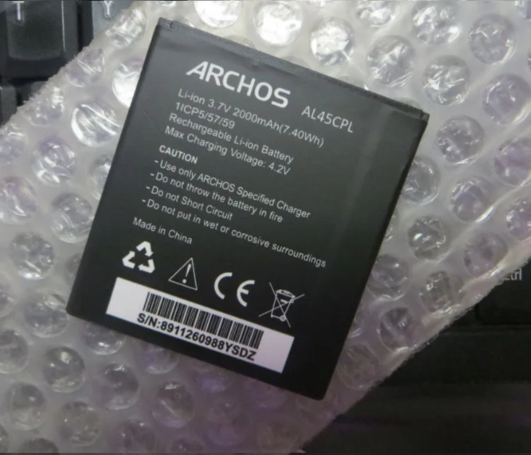 For High Quality Original AL45CPL battery ARCHOS mobile phone battery 2000mAh Replacement Parts
For High Quality Original AL45CPL battery ARCHOS mobile phone battery 2000mAh Replacement Parts