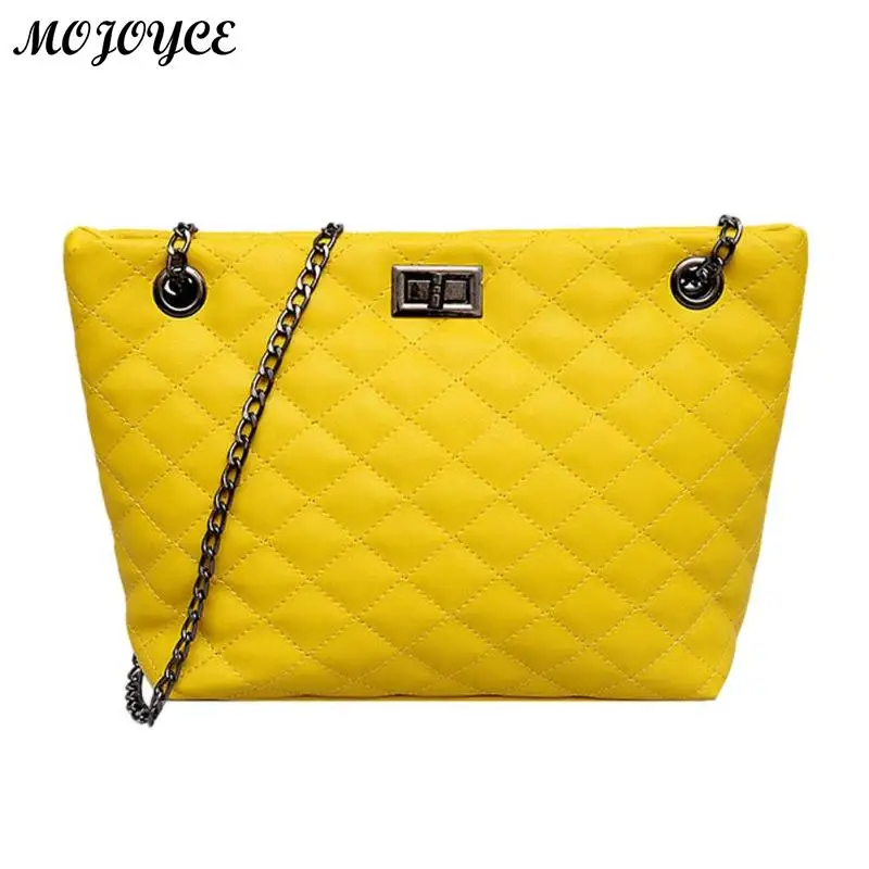 Luxury Brand Design Lattice Handbags Fashion Chain Shoulder Messenger Bag Plaid Women PU Leather Shopping Crossbody Bags Totes 
Luxury Brand Design Lattice Handbags Fashion Chain Shoulder Messenger Bag Plaid Women PU Leather Shopping Crossbody Bags Totes