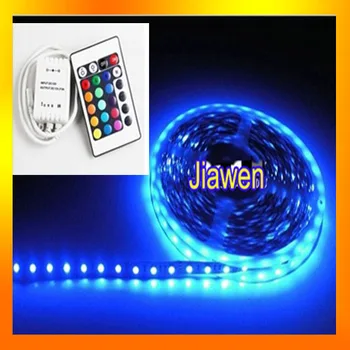 5M Flex RGB LED Light Strip 5050 SMD 300 LED 60 led/m non-waterproof +24 Key IR remote Controller best price HOT!
5M Flex RGB LED Light Strip 5050 SMD 300 LED 60 led/m non-waterproof +24 Key IR remote Controller best price HOT!