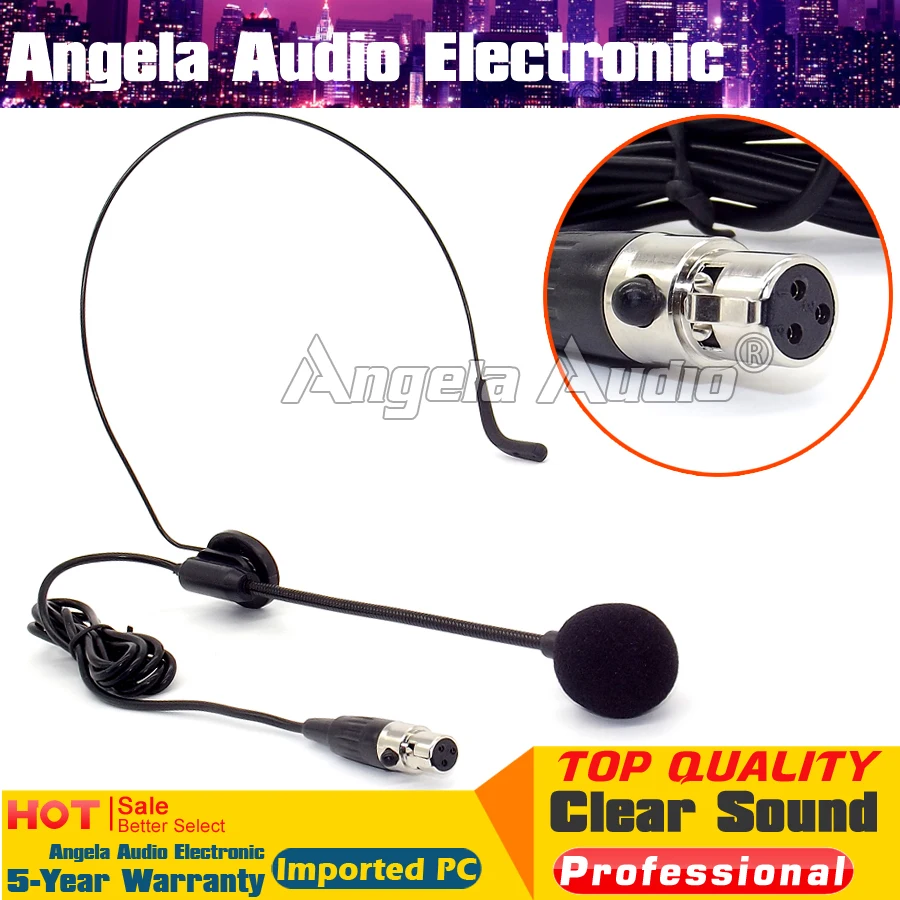 Mini XLR 3 Pins TA3F Plug Headworn Mic Headset Condenser Microphone Mikrofon Mikrafon Microfon Mike For SAMSON Wireless System
Mini XLR 3 Pins TA3F Plug Headworn Mic Headset Condenser Microphone Mikrofon Mikrafon Microfon Mike For SAMSON Wireless System