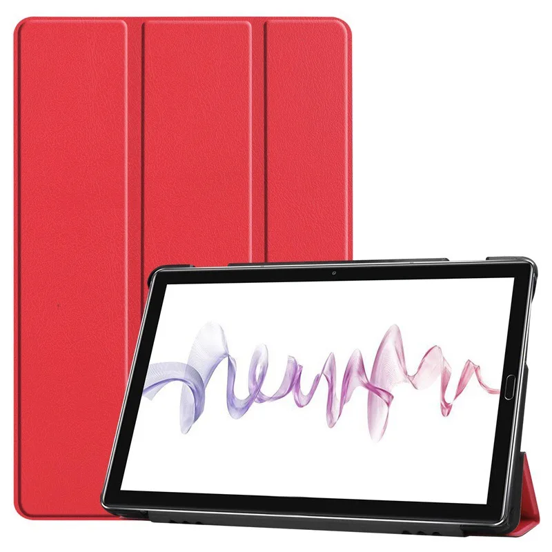 Чехол-подставка Trifold для huawei Mediapad M6 10 8 чехол 2019/M6 Pro VRD-AL09 умный тонкий кожаный