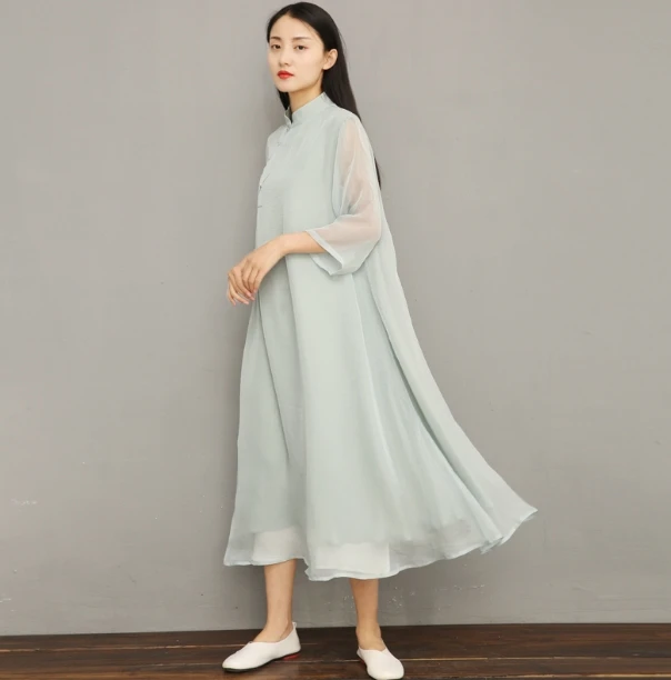 Spring and Summer Restoration of Immortal Qi Zen Tea Dresses Women Zen Dresses Chinese Wind Dresses J201903000215
Spring and Summer Restoration of Immortal Qi Zen Tea Dresses Women Zen Dresses Chinese Wind Dresses J201903000215