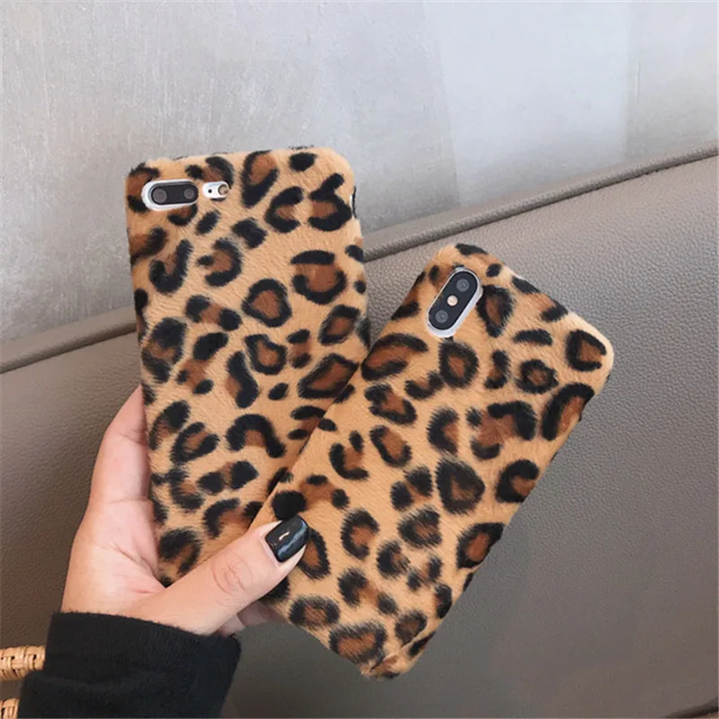 Fashion Leopard Wool Phone Case For iphone XS Max Case For iphone XR X 6 6S 8 7 plus Luxury Warm Fuzzy Back Cover Soft Cases
Fashion Leopard Wool Phone Case For iphone XS Max Case For iphone XR X 6 6S 8 7 plus Luxury Warm Fuzzy Back Cover Soft Cases
