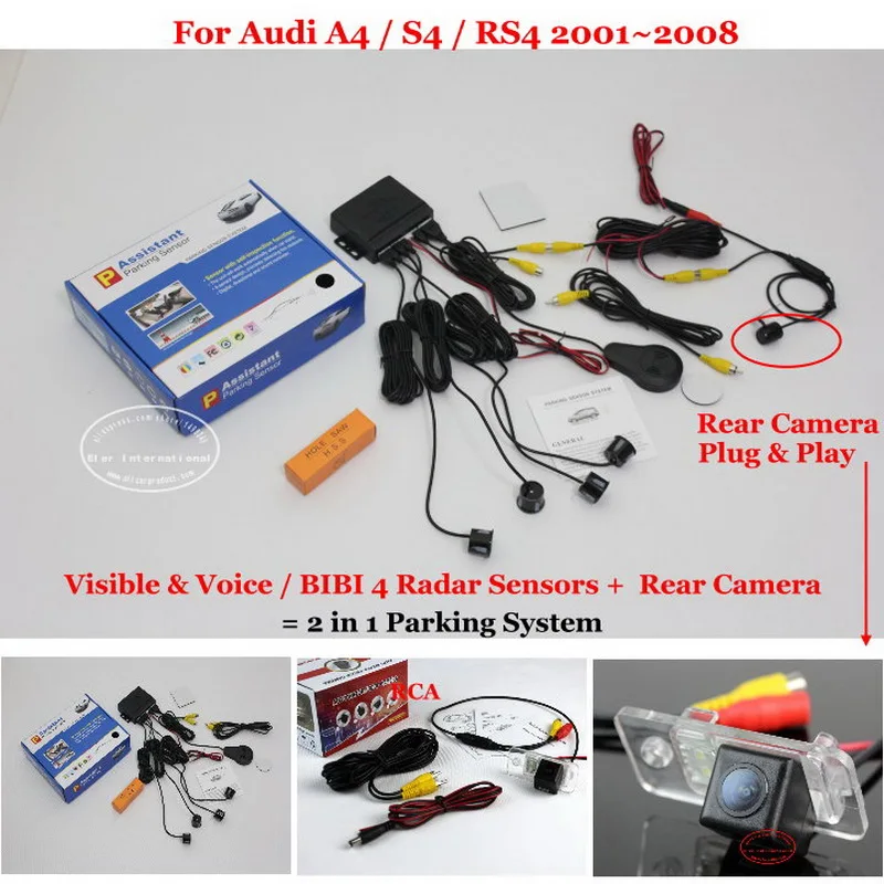 For Audi A4/S4 RS4 2001~2008 Car Parking Sensors Rearview Camera Auto Alarm Sensor Reverse System
For Audi A4/S4 RS4 2001~2008 Car Parking Sensors Rearview Camera Auto Alarm Sensor Reverse System