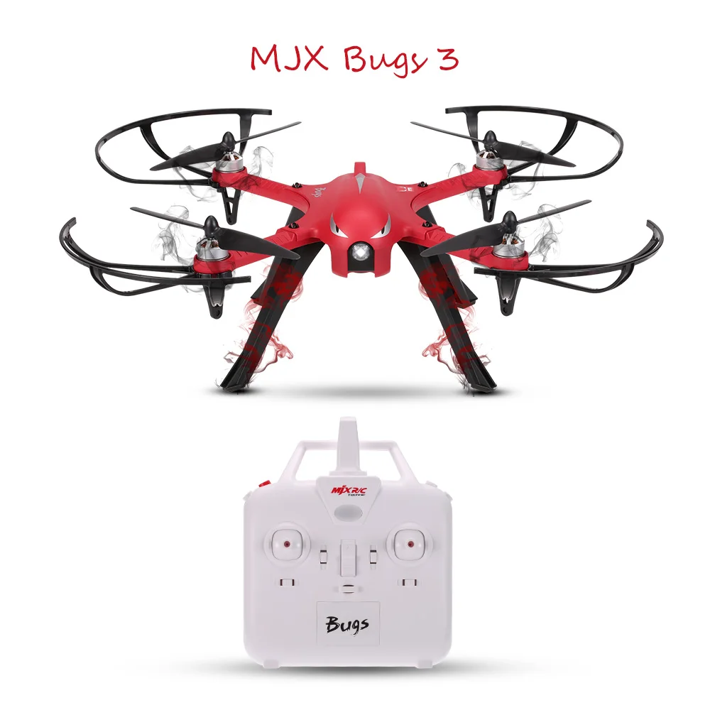 

MJX Bugs 3 2.4G 6-Axis Gyro Brushless Motor Independent ESC Drone Support C4000 Gopro 3/4 XiaoYi Action Camera RC Quadcopter