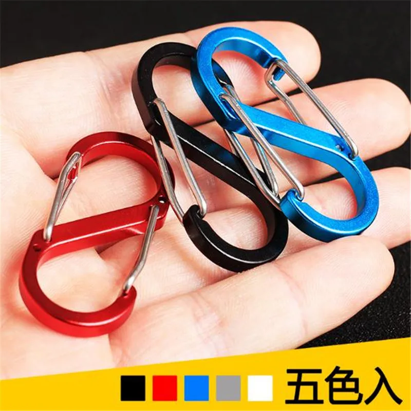 12 pcs ShineTrip S Shape Aluminum Alloy Buckle Backpack Hanging Hook Carabiners Outdoor Equipment Hiking Buckle EDC Tool
12 pcs ShineTrip S Shape Aluminum Alloy Buckle Backpack Hanging Hook Carabiners Outdoor Equipment Hiking Buckle EDC Tool