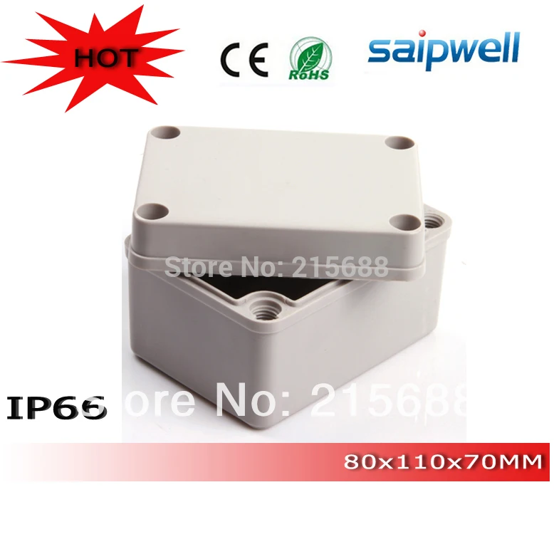 2015 Saipwell Most popular small ip65 waterproof plastic electrical junction boxes 80*110*70mm DS-AG-0811
2015 Saipwell Most popular small ip65 waterproof plastic electrical junction boxes 80*110*70mm DS-AG-0811