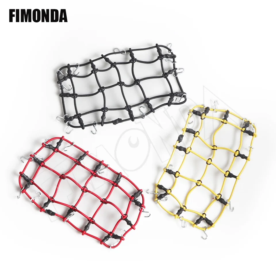 Mini Elastic Luggage Net Roof Rack Storage Net With Hooks Decoration for 1/10 RC Crawler Car Axial SCX10 Traxxas TRX4 D90 CC01
Mini Elastic Luggage Net Roof Rack Storage Net With Hooks Decoration for 1/10 RC Crawler Car Axial SCX10 Traxxas TRX4 D90 CC01