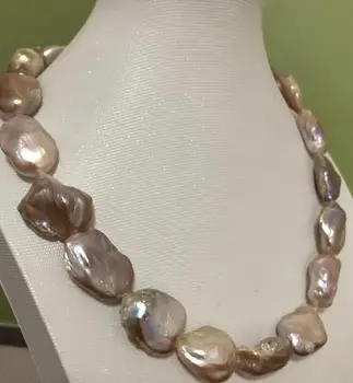 high luster 14-17mm baroque south sea pink pearl necklace 18" 14K Gold Clasp KKK
high luster 14-17mm baroque south sea pink pearl necklace 18" 14K Gold Clasp KKK