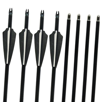 12pcs 24pcs 36pcs Fiberglass Arrow 8mm Practice Arrow Shooting Arrows 79CM Length Spine 600 with 3 inch Rubber Arrow Fletches
12pcs 24pcs 36pcs Fiberglass Arrow 8mm Practice Arrow Shooting Arrows 79CM Length Spine 600 with 3 inch Rubber Arrow Fletches