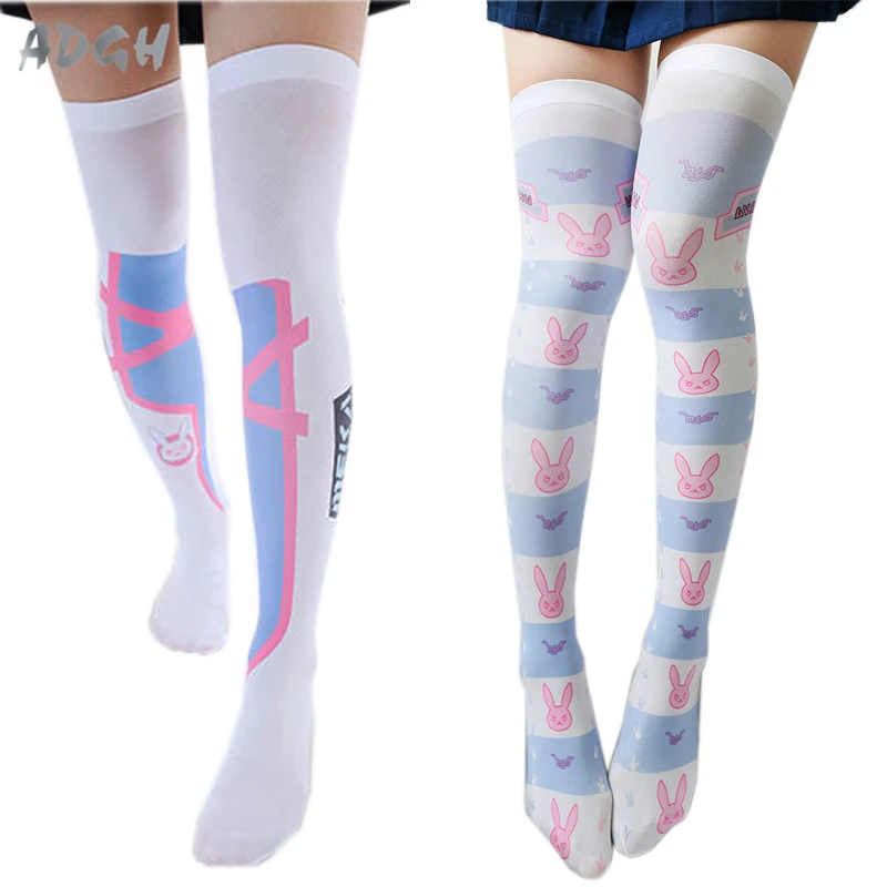 Wholesale Lot Thin OW D.Va Cosplay Stockings Kawaii Girl's Comfortable thigh high stocking lovely Game Dva over knee stockings
Wholesale Lot Thin OW D.Va Cosplay Stockings Kawaii Girl's Comfortable thigh high stocking lovely Game Dva over knee stockings
