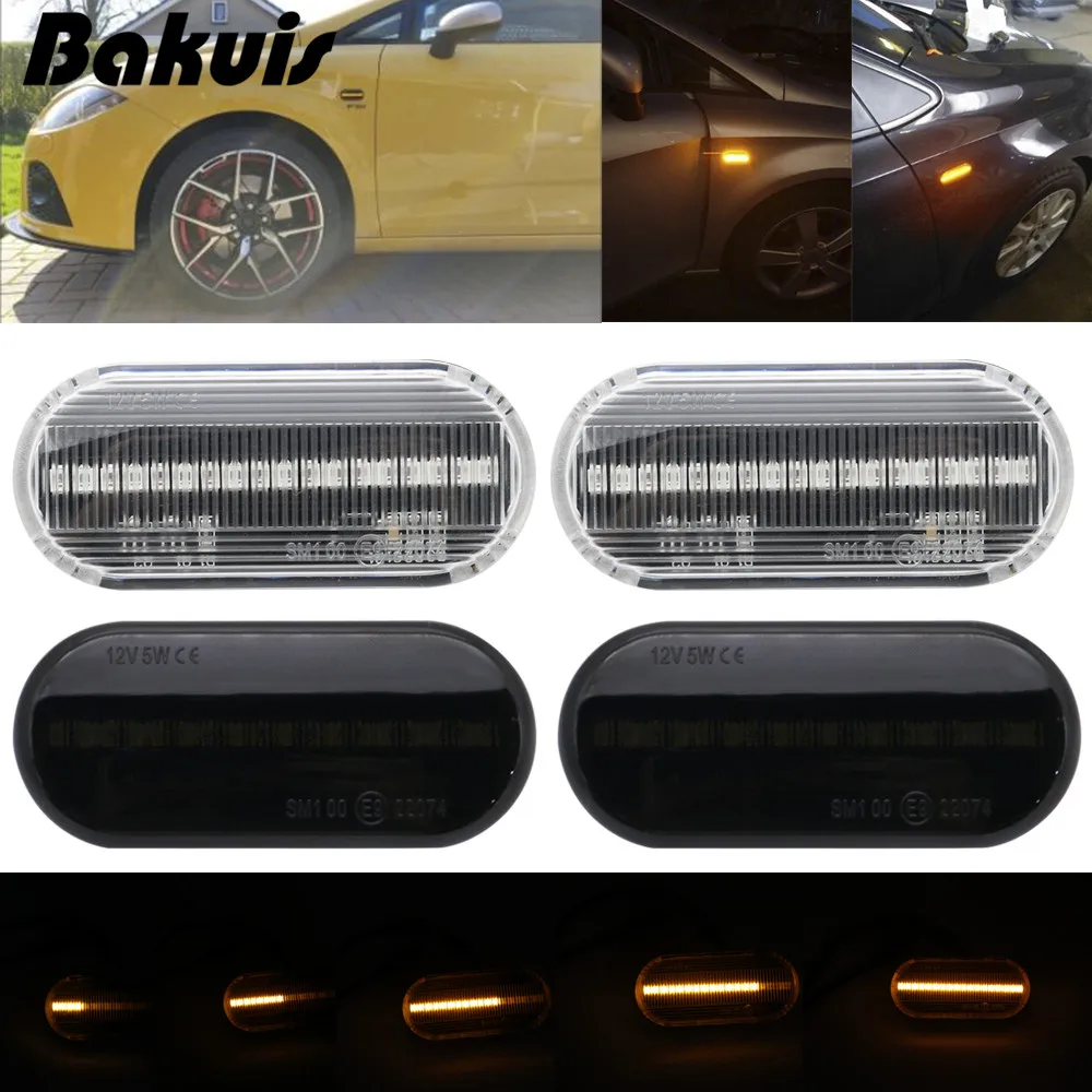 2X Led Dynamic Side Marker Turn Signal Light Sequential Blinker Light For VW Golf 3 4 MK3 MK4 Passat 3BG Polo 6N 9N Bora Vento
2X Led Dynamic Side Marker Turn Signal Light Sequential Blinker Light For VW Golf 3 4 MK3 MK4 Passat 3BG Polo 6N 9N Bora Vento