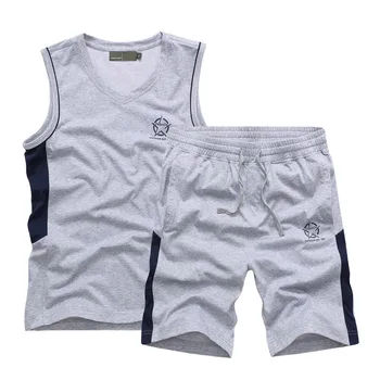 2019 Summer Male Outdoor Climbing Sets Sleeveless Top Sport Basketball Shirt And Shorts Suit Quick-drying Camping Men Sportswear
2019 Summer Male Outdoor Climbing Sets Sleeveless Top Sport Basketball Shirt And Shorts Suit Quick-drying Camping Men Sportswear