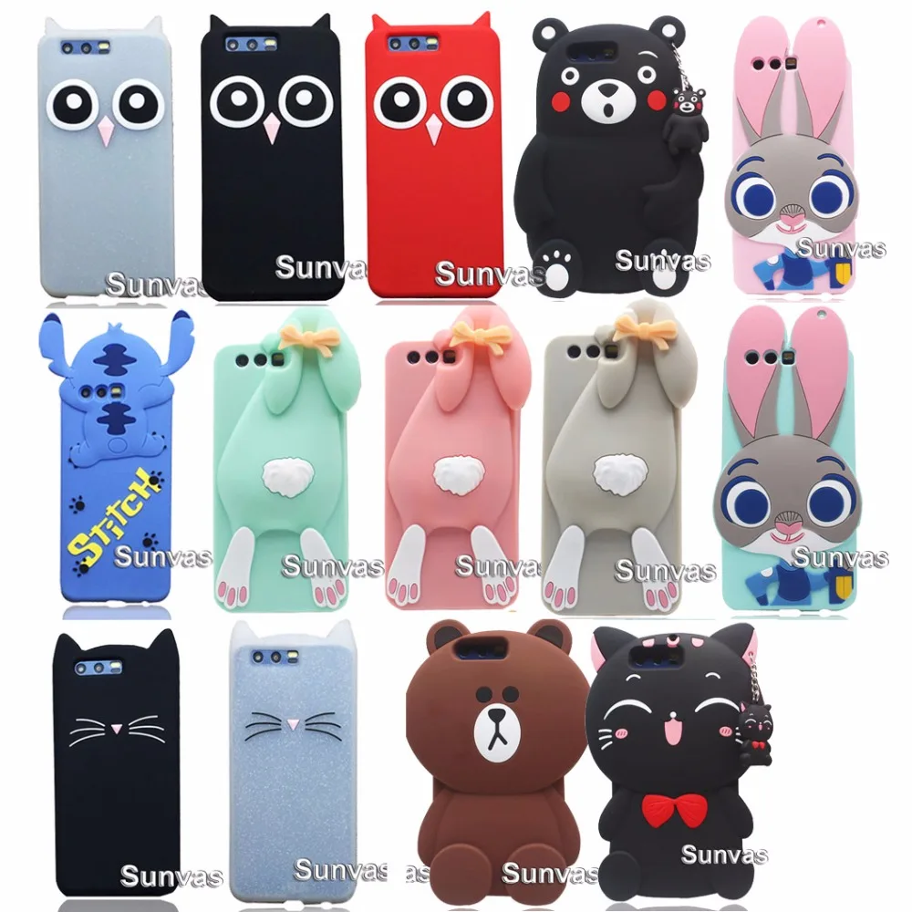 For Huawei Honor 9 New 3D Cases Cute Animal Cartoon Soft Silicone Phone Cover Skin
For Huawei Honor 9 New 3D Cases Cute Animal Cartoon Soft Silicone Phone Cover Skin