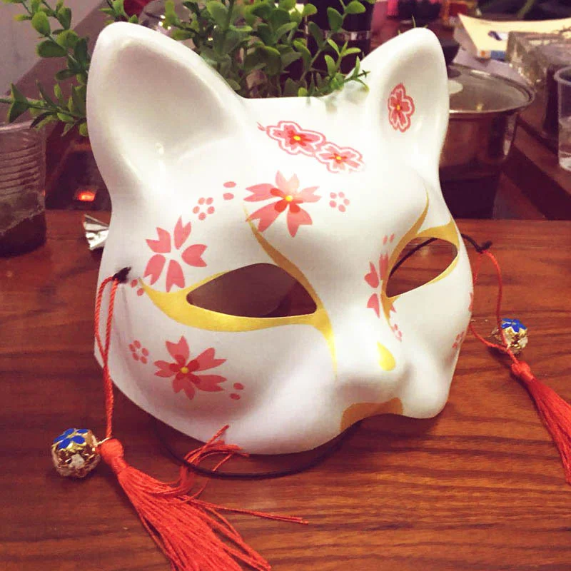 Japanese Fox Mask Cosplay Cosutmes Cat Natsume Book of Friends Fox Half Face Mask Halloween Cosplay Animal Mask Party Costumes
Japanese Fox Mask Cosplay Cosutmes Cat Natsume Book of Friends Fox Half Face Mask Halloween Cosplay Animal Mask Party Costumes