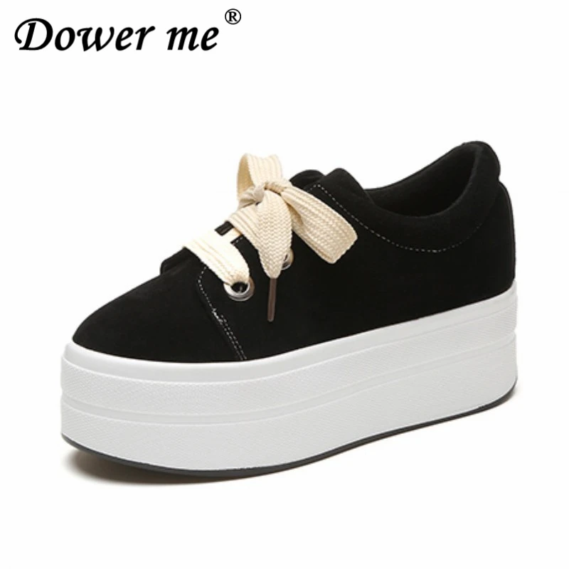Students wear single shoes sponge cake Wedges Suede Shoes Woman Platform Sneakers Hidden Heel Height Increasing Casual Shoes
Students wear single shoes sponge cake Wedges Suede Shoes Woman Platform Sneakers Hidden Heel Height Increasing Casual Shoes