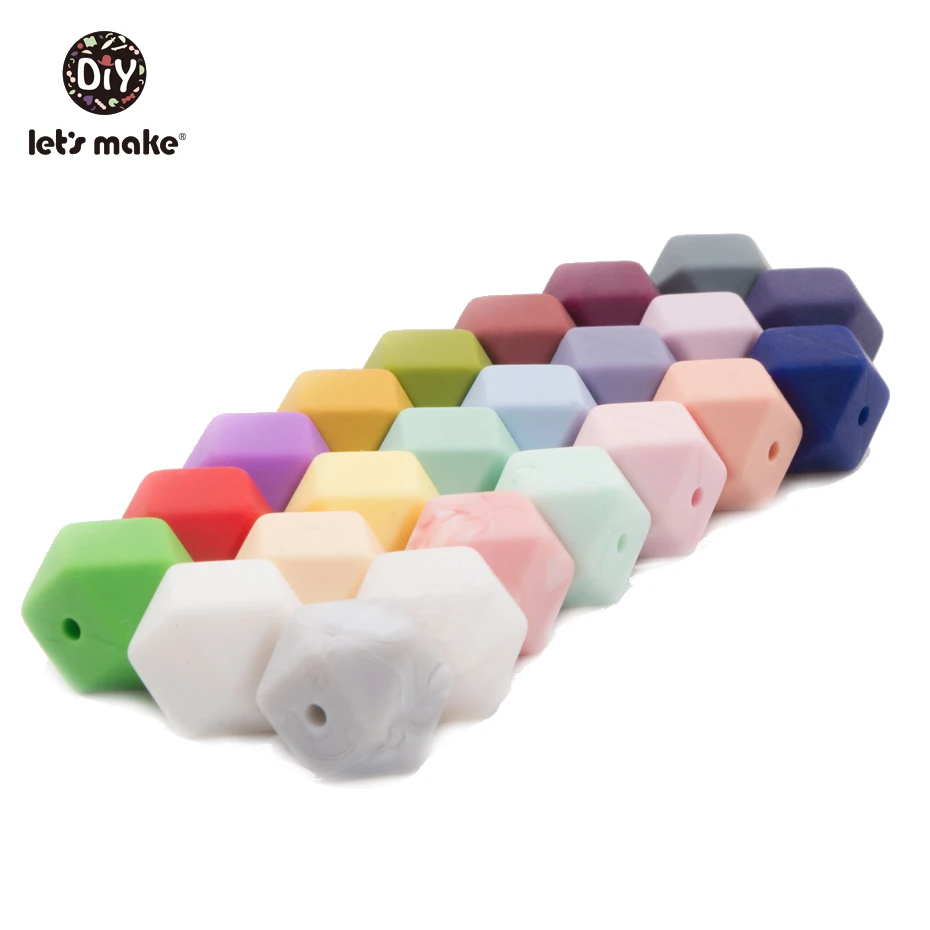 Let'S Make 20Pc 14Mm Hexagon Silicone Teething Beads Bpa Free Safe Diy Beads Geometric Silicone Beads For Baby Teether Toys
Let'S Make 20Pc 14Mm Hexagon Silicone Teething Beads Bpa Free Safe Diy Beads Geometric Silicone Beads For Baby Teether Toys