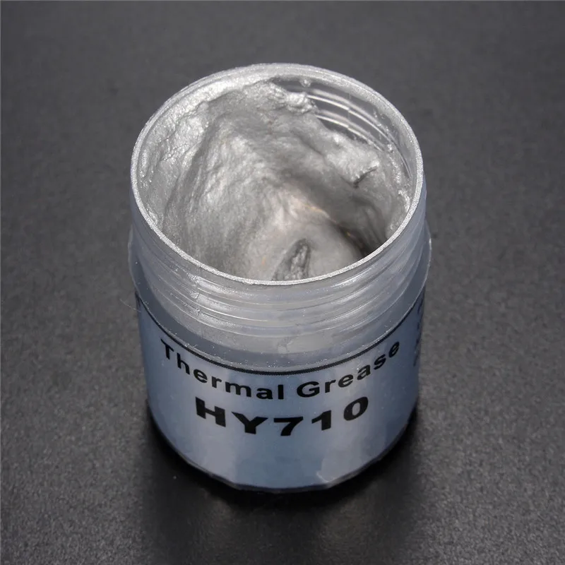 HY710 10g Silver Thermal Grease Silicone Grease Conductive Grease Paste For CPU GPU Chipset Cooling Compound Silicone
HY710 10g Silver Thermal Grease Silicone Grease Conductive Grease Paste For CPU GPU Chipset Cooling Compound Silicone