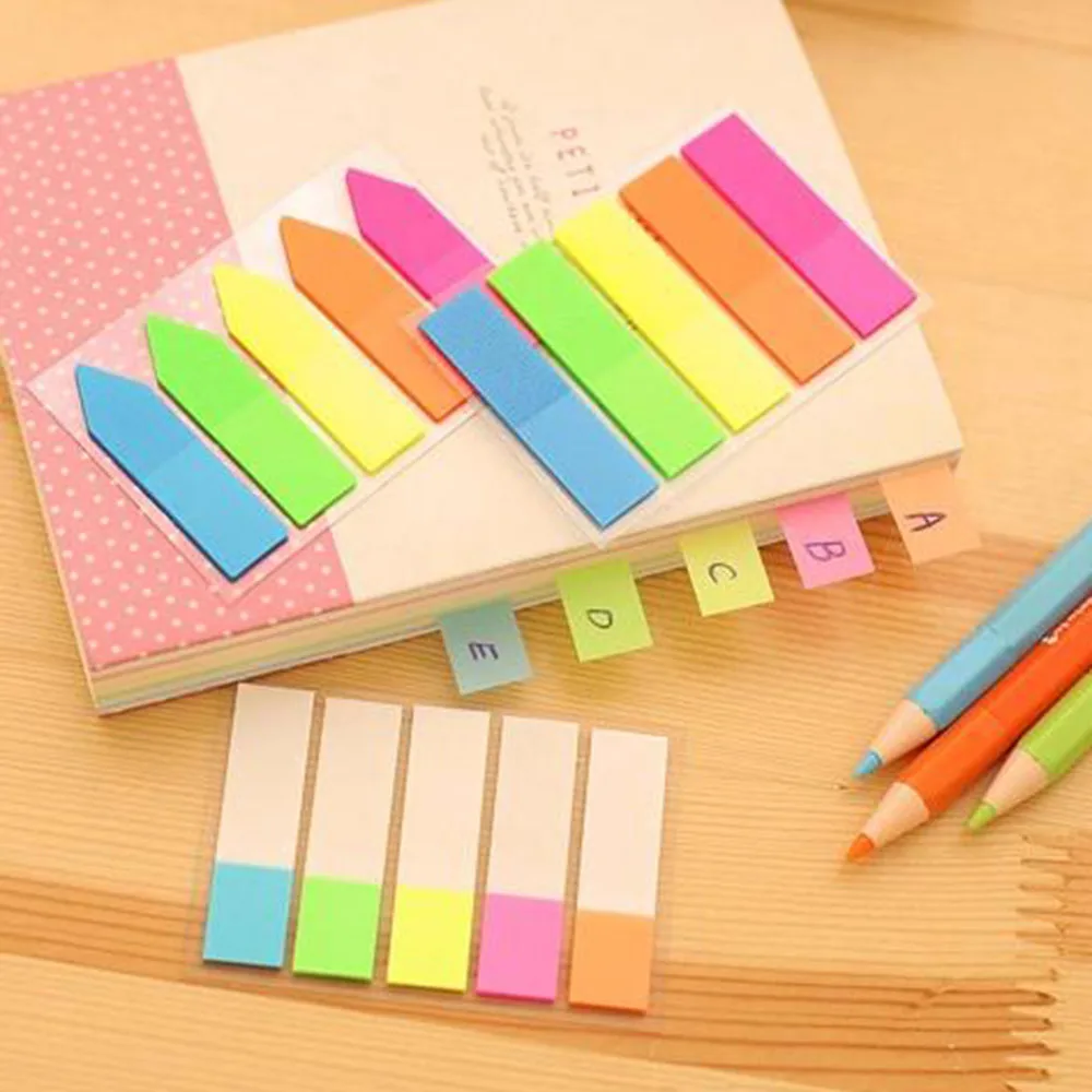 Creative StationeryIndex Paste Label Stickers Fluorescent Classification Self-Adhesive Memo Pad Sticky Notes Bookmark
Creative StationeryIndex Paste Label Stickers Fluorescent Classification Self-Adhesive Memo Pad Sticky Notes Bookmark