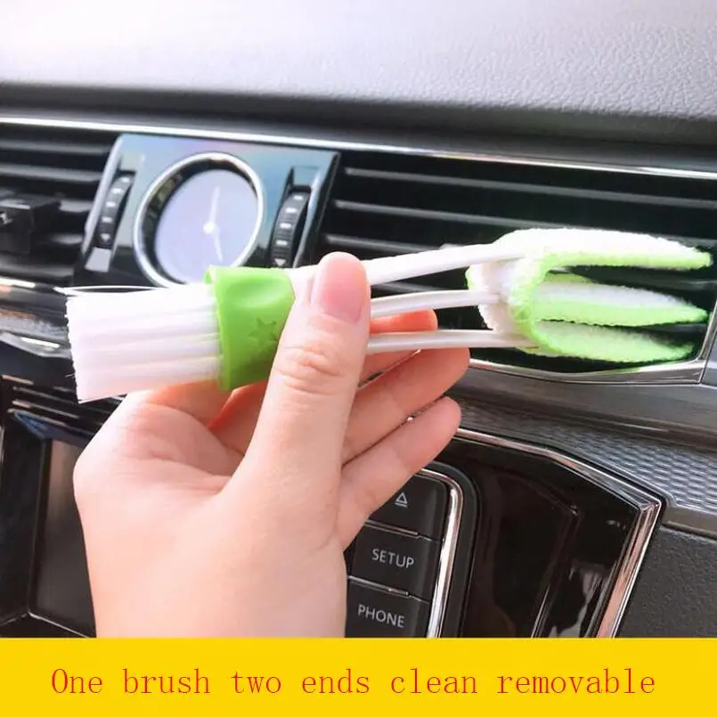 Cleaning Brush for Air Outlet of Air Conditioner of Double-Headed Automobile Keyboard Multi-function Versatile Cleaning Brush
Cleaning Brush for Air Outlet of Air Conditioner of Double-Headed Automobile Keyboard Multi-function Versatile Cleaning Brush