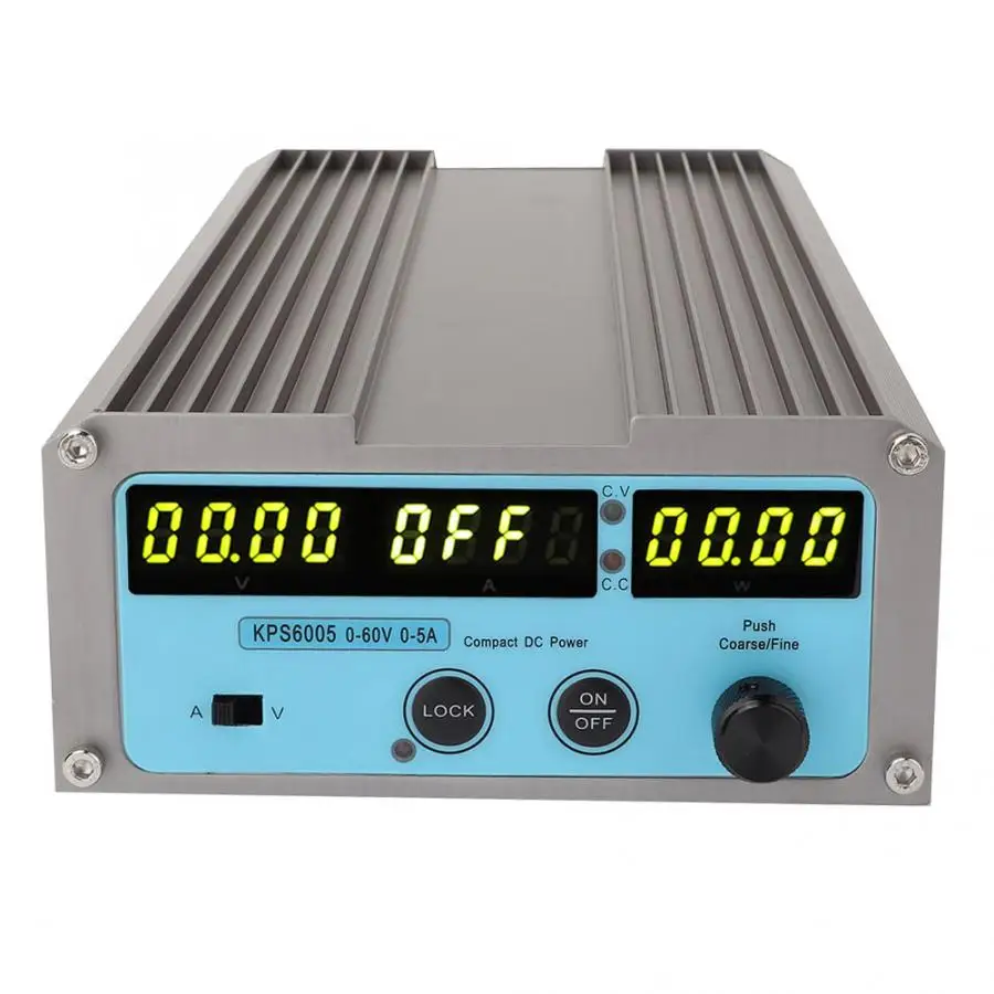KPS6005 0-60V 0-5A Output Adjustable Digital DC Power Supply 4-digital Switch Power Supply Module Laboratory Power Supply
KPS6005 0-60V 0-5A Output Adjustable Digital DC Power Supply 4-digital Switch Power Supply Module Laboratory Power Supply