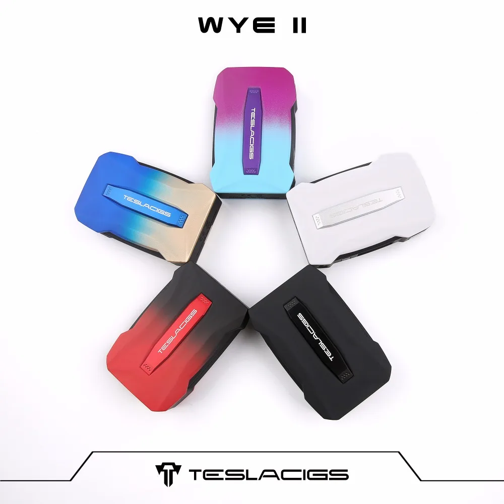 Original Tesla WYE II 215W Kit 215W Teslacigs WYE II 215W Box MOD Vape Electoronic Cigarette Vaporizer Support Resin Tank 01 (4)