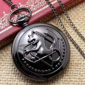 Retro Black Dark Unicorn Pocket Watch Quartz Movement Fob Watch with Chain Necklace Unique Antique FOB Pocket Watch
Retro Black Dark Unicorn Pocket Watch Quartz Movement Fob Watch with Chain Necklace Unique Antique FOB Pocket Watch