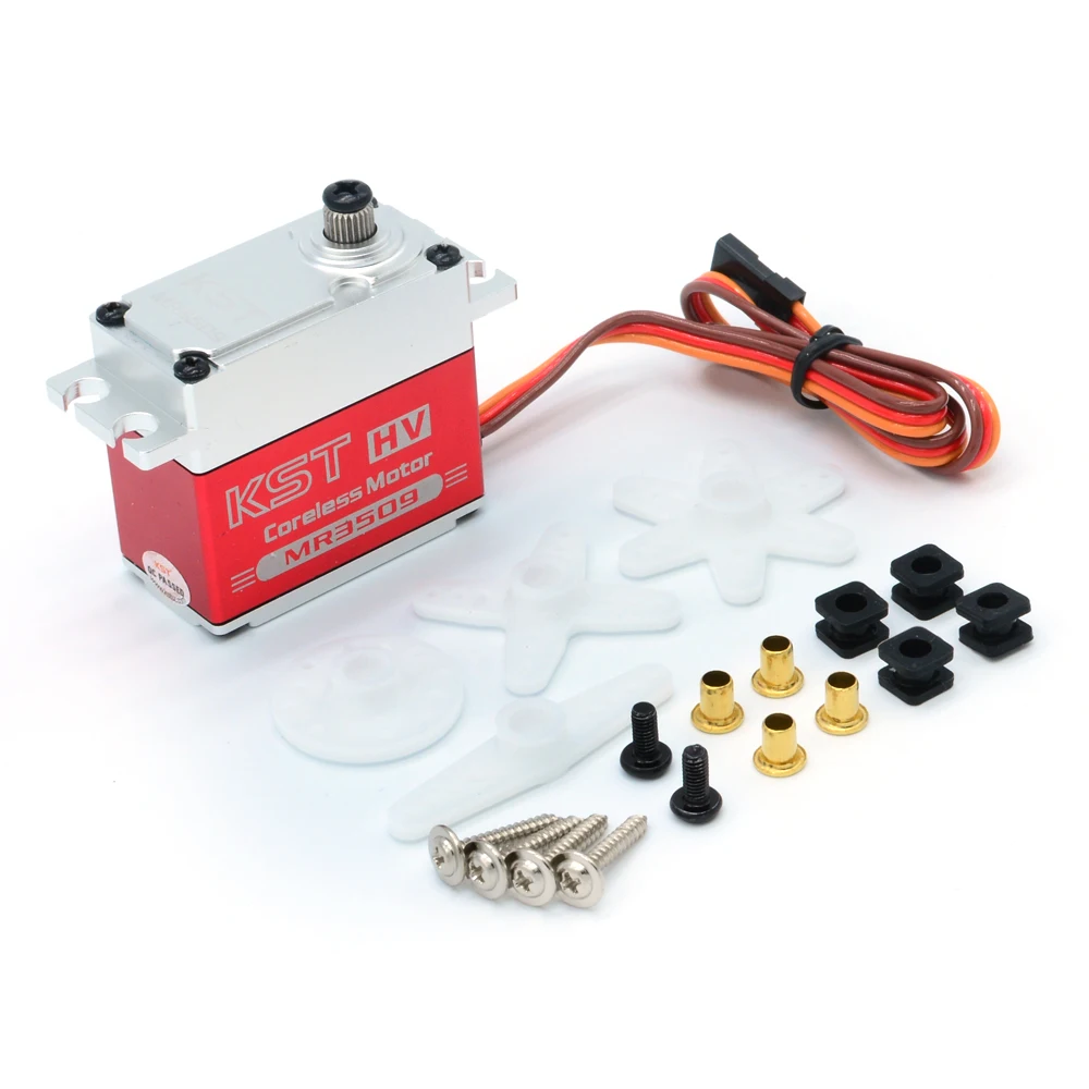 KST MR3509 HV 32kg 0.14 Sec Aluminum Contactless Position Sensor Metal Gear Digital Servo Motor for Drone UAV Helicopter RC Toys
KST MR3509 HV 32kg 0.14 Sec Aluminum Contactless Position Sensor Metal Gear Digital Servo Motor for Drone UAV Helicopter RC Toys
