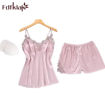 Fdfklak Silk Pajamas For Women Spaghetti Strap Pyjama Femme 2018 Summer Pijama Sexy Night Suit 5 Styles Sleepwear Sets Q1220
Fdfklak Silk Pajamas For Women Spaghetti Strap Pyjama Femme 2018 Summer Pijama Sexy Night Suit 5 Styles Sleepwear Sets Q1220