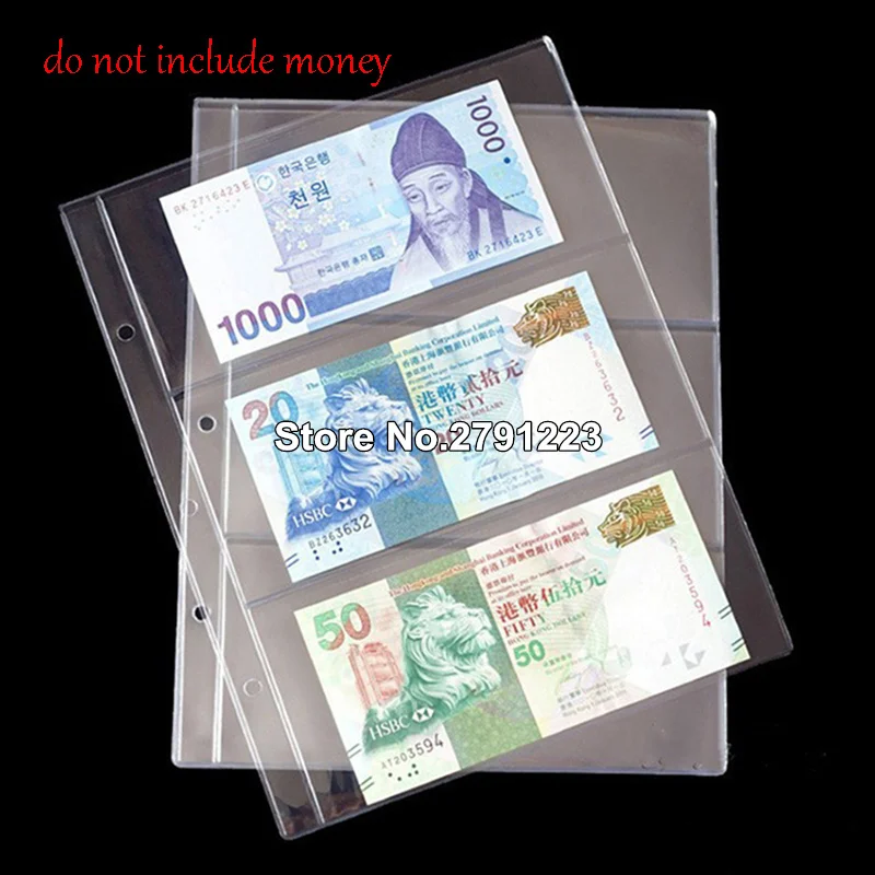 New Arrival 20pcs/lot 3 row 255mm*200mm Banknotes album page high quality transparent album for paper money photo album
New Arrival 20pcs/lot 3 row 255mm*200mm Banknotes album page high quality transparent album for paper money photo album