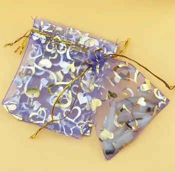 13x18cm heart design purple Drawable Organza Bags Wedding Gift Bags Organza Pouch Wedding Party Favor Gift Bag
13x18cm heart design purple Drawable Organza Bags Wedding Gift Bags Organza Pouch Wedding Party Favor Gift Bag