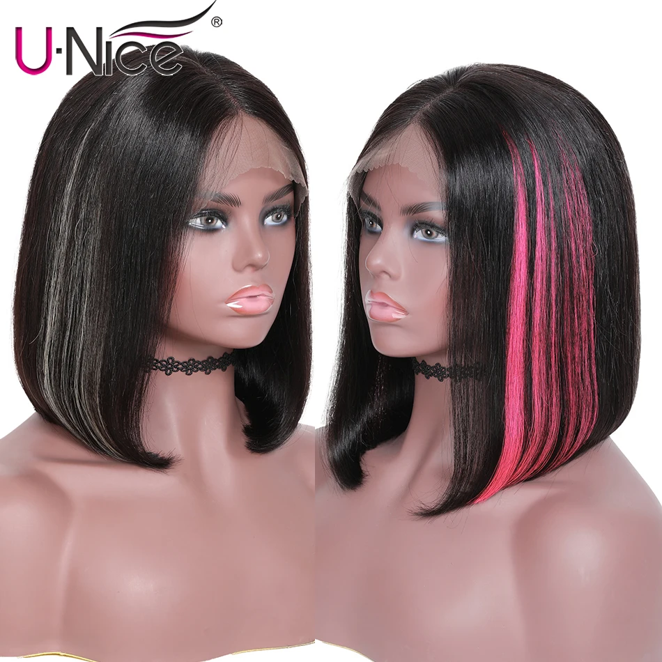 Unice Hair 13x4 Bob Wig 8-14 Inch Lace Front Human Hair Wigs For Black Highlight Women Human Hair Bob Wigs
Unice Hair 13x4 Bob Wig 8-14 Inch Lace Front Human Hair Wigs For Black Highlight Women Human Hair Bob Wigs
