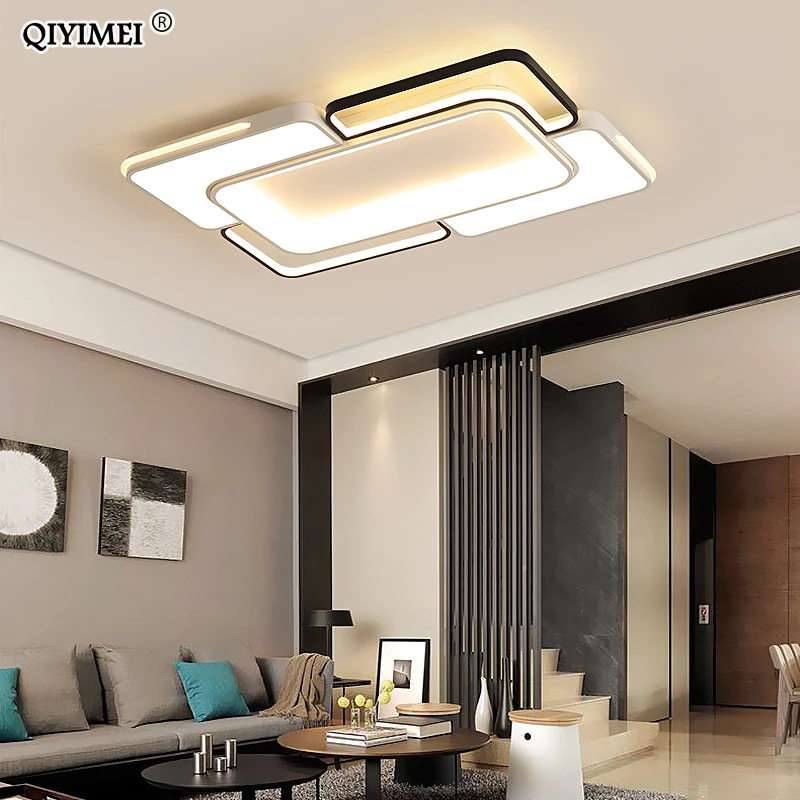 New Arrival RC Modern Led Ceiling Lights For Living Room Bedroom Study Room Black and White Color Dimmable Ceiling Lamp Fixtures
New Arrival RC Modern Led Ceiling Lights For Living Room Bedroom Study Room Black and White Color Dimmable Ceiling Lamp Fixtures