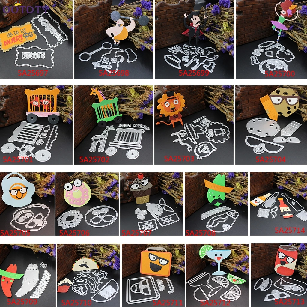 Monkey Animals Car Juice Ice cream Metal Cutting Dies Stencils ForScrapbooking Photo Album Paper Card DIY Gift New
Monkey Animals Car Juice Ice cream Metal Cutting Dies Stencils ForScrapbooking Photo Album Paper Card DIY Gift New