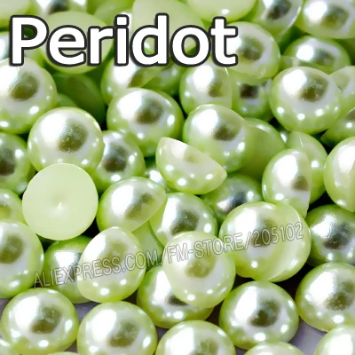 Peridot Green Half Round bead Mix Sizes 2mm 3mm 4mm 5mm 6mm 8mm 12mm imitation Flat back Pearl for DIY Nail jewelry Accessory
Peridot Green Half Round bead Mix Sizes 2mm 3mm 4mm 5mm 6mm 8mm 12mm imitation Flat back Pearl for DIY Nail jewelry Accessory