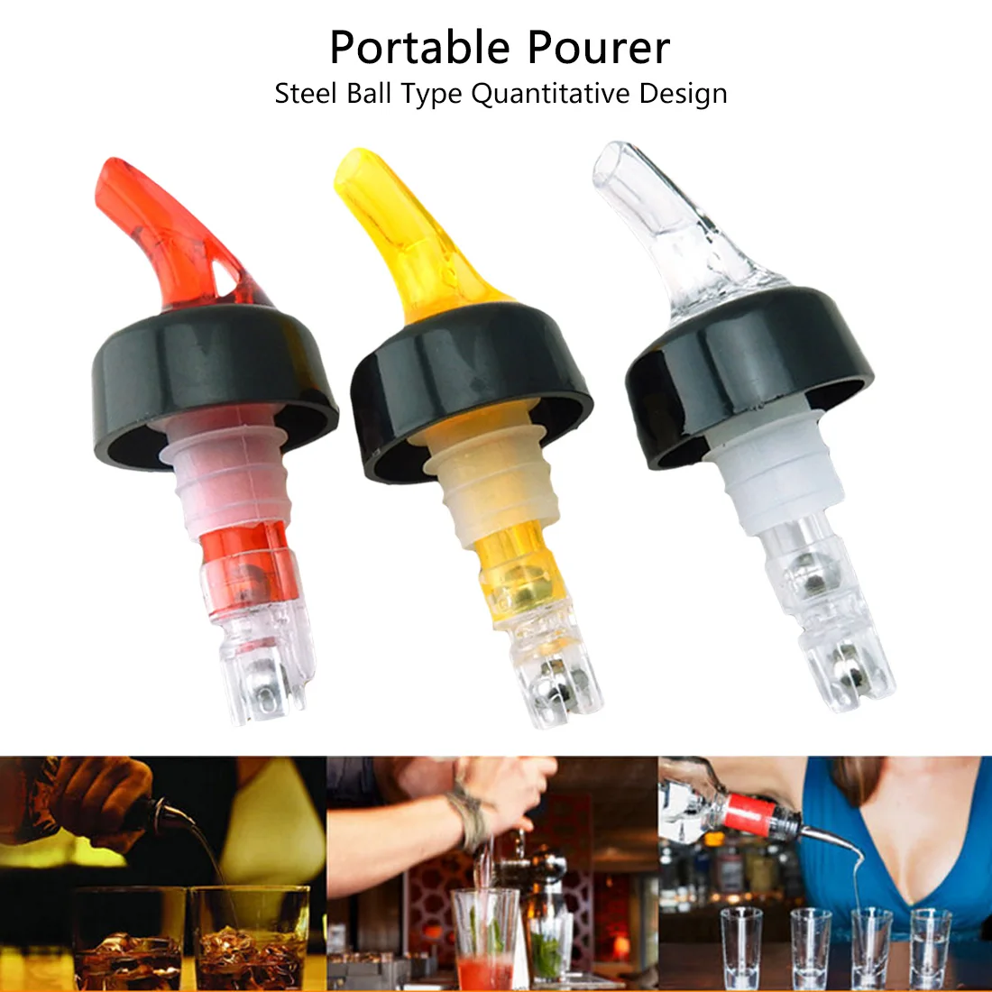 Portable Wine Pourer Quantitative Alcohol Liquid Dispenser Measuring Oil Bottle Spout Wine Decanter Bar Tool
Portable Wine Pourer Quantitative Alcohol Liquid Dispenser Measuring Oil Bottle Spout Wine Decanter Bar Tool