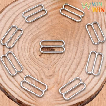 Wholesale 3000 pieces silver adjustment sliders of various sizes for bra production
Wholesale 3000 pieces silver adjustment sliders of various sizes for bra production