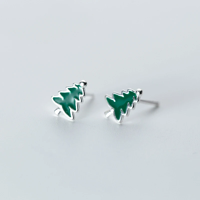 MloveAcc Christmas Tree Green Enamel Stud Earring for Kid Women 925 Sterling Silver Earrings Christmas Gift Earings Jewelry
MloveAcc Christmas Tree Green Enamel Stud Earring for Kid Women 925 Sterling Silver Earrings Christmas Gift Earings Jewelry