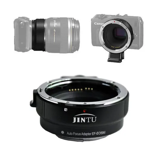 JINTU Metal Auto Foucs Lens adaper EF-EOS M Mount Adapter Ring for Canon EF EF-S Lens to EOS M Mirrorless Camera w/Tripod Mount
JINTU Metal Auto Foucs Lens adaper EF-EOS M Mount Adapter Ring for Canon EF EF-S Lens to EOS M Mirrorless Camera w/Tripod Mount