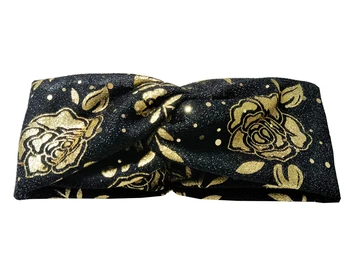 T175232 2017newest fashion yoga flower headband black gold flower print shimmer turban cotton hair accessory head band for women
T175232 2017newest fashion yoga flower headband black gold flower print shimmer turban cotton hair accessory head band for women