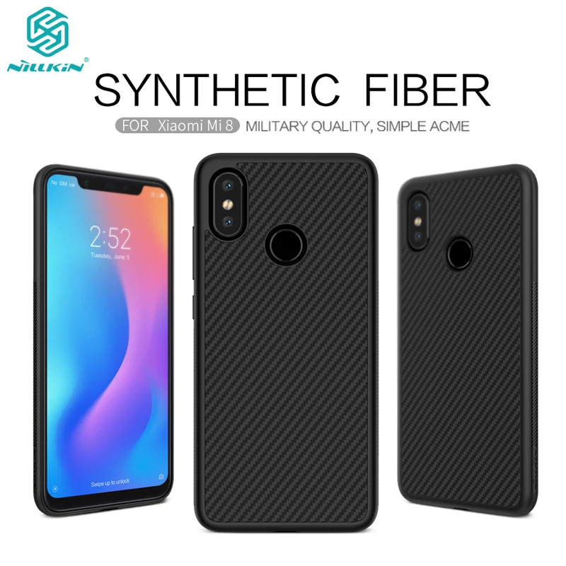 NILLKIN Synthetic Fiber Case for Xiaomi MI 8 Cover Hard PC Matte Back Shell for Xiaomi MI8 Magnetic Case Work with Car Holder
NILLKIN Synthetic Fiber Case for Xiaomi MI 8 Cover Hard PC Matte Back Shell for Xiaomi MI8 Magnetic Case Work with Car Holder