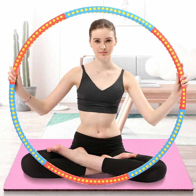 PENGROAD Fitness Massage Sport Hoop children Removable 6 Sections Foam gymnastic Hoop Abdominal Fitness Hoop Workout Equipments
PENGROAD Fitness Massage Sport Hoop children Removable 6 Sections Foam gymnastic Hoop Abdominal Fitness Hoop Workout Equipments
