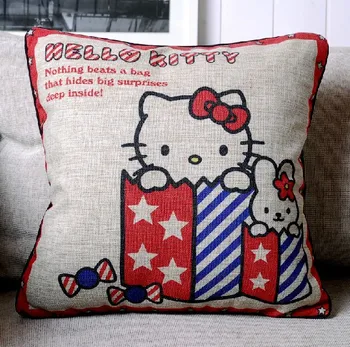Wholesale! Retro cartoon cute hellokitty cotton pillow Cushion for office Car Home Decor sofa cushions 45*45cm 1PCS
Wholesale! Retro cartoon cute hellokitty cotton pillow Cushion for office Car Home Decor sofa cushions 45*45cm 1PCS