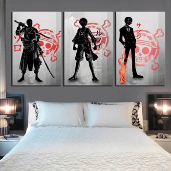 Canvas Painting Prints Poster Modular Pictures 3 Panel ONE PIECE Anime Poster Luffy Zoro Sanji Cartoon Wall Art Home Decoration
Canvas Painting Prints Poster Modular Pictures 3 Panel ONE PIECE Anime Poster Luffy Zoro Sanji Cartoon Wall Art Home Decoration