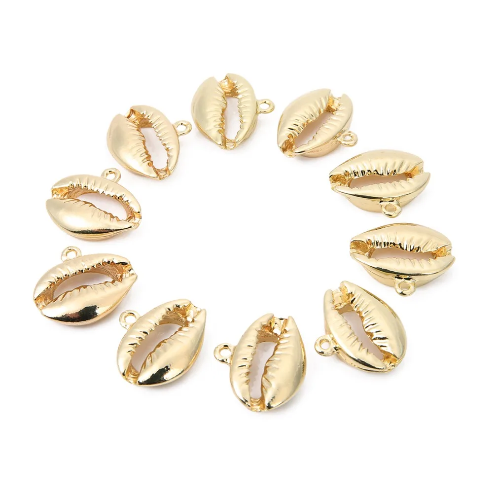 XINYAO 10pcs/lot Gold Tone Small Shell Pendants For DIY Jewelry Handmade Charm Pendants Necklaces Women Summer Jewelry Making
XINYAO 10pcs/lot Gold Tone Small Shell Pendants For DIY Jewelry Handmade Charm Pendants Necklaces Women Summer Jewelry Making