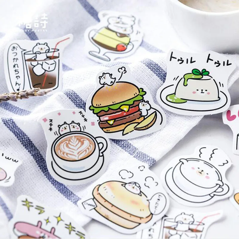 45pcs/pack Burger Totem Memo Stickers Pack Posted It Kawaii Planner Scrapbooking Stickers Stationery Escolar School Supplies
45pcs/pack Burger Totem Memo Stickers Pack Posted It Kawaii Planner Scrapbooking Stickers Stationery Escolar School Supplies